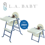 美國 L.A. Baby高低可調兩用嬰兒餐椅/兒童餐椅
